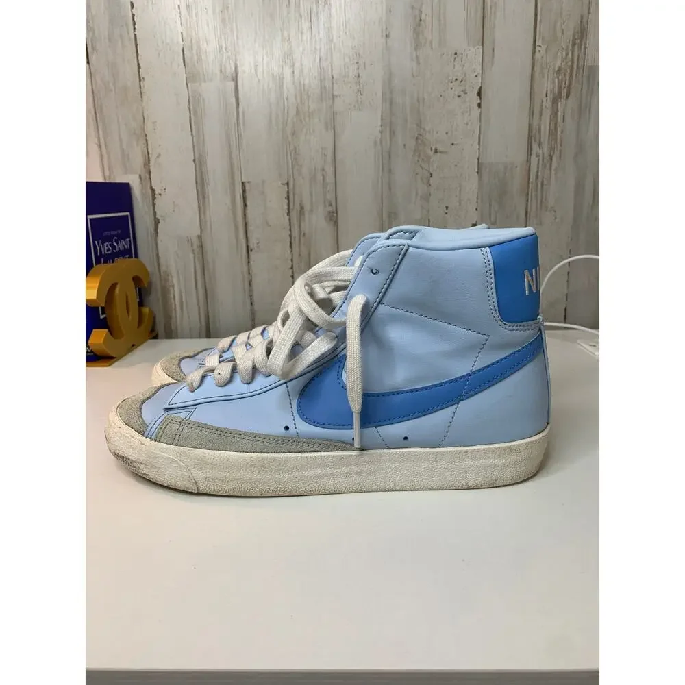Nike Blazer Mid '77 Vintage Men's High Top Sneakers Blue Size 9